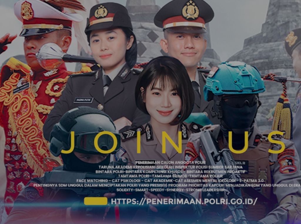 Penerimaan Polri 2025: Jadwal, Syarat, Link Lengkap Cara Daftarnya